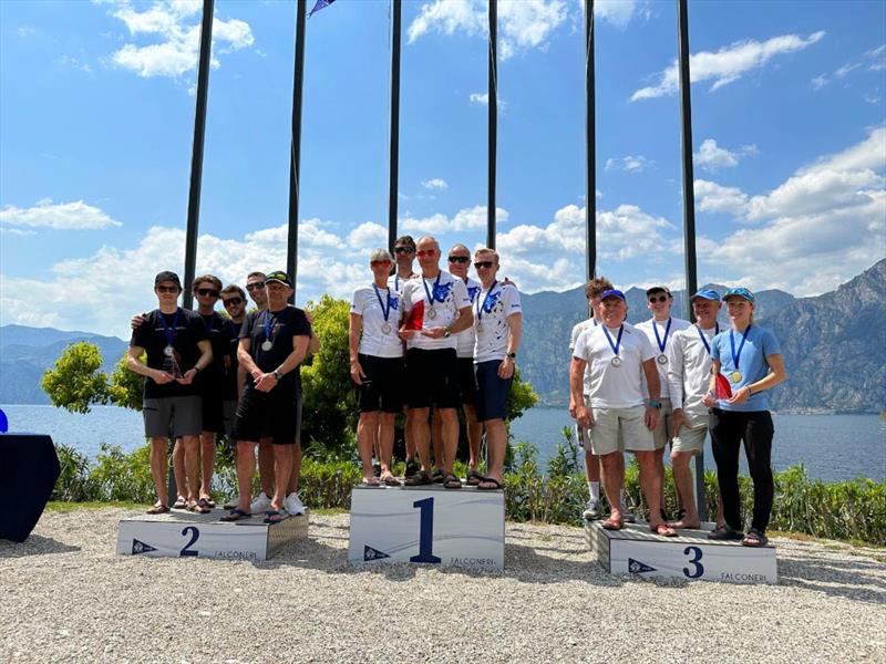 Corinthian podium of the Melges 24 Regatta photo copyright Fabrizio Prandini taken at  and featuring the Melges 24 class