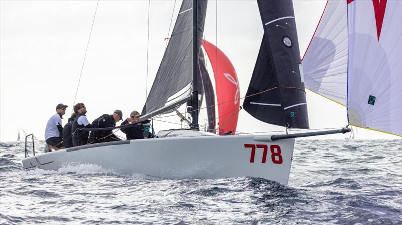 Taki 4 ITA778 of Marco Zammarchi with Niccolo Bertola at the helm photo copyright IM24CA / Zerogradinord taken at  and featuring the Melges 24 class