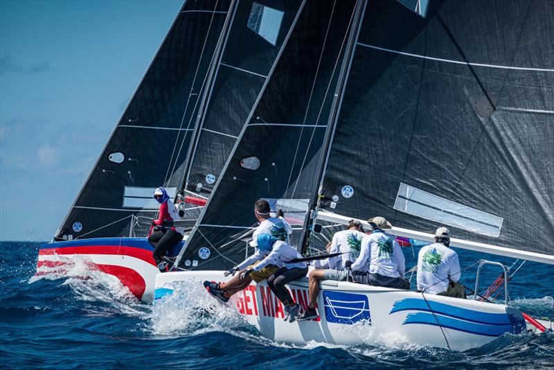 Friendly competition between teams from St. Maarten's marine service businesses keeps quality of racing and marine services at a high level on the island - photo © Laurens Morel