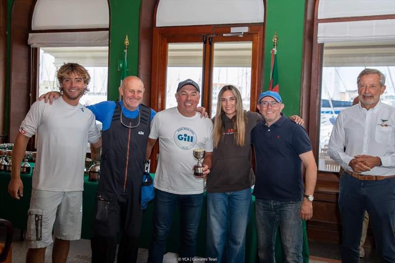 Miles Quinton's Gill Race Team (GBR) with Geoff Carveth steering  Melges 24 European Sailing Series, Trieste September 2023  photo copyright YCA / Giovanni Tesei taken at Yacht Club Adriaco and featuring the Melges 24 class