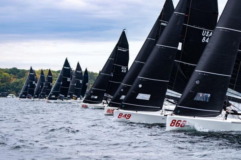 2023 U.S. Melges 24 Nationals, Day 1 photo copyright Hannah Lee Noll / 2023 U.S. Melges 24 Nationals taken at Lake Geneva Yacht Club and featuring the Melges 24 class