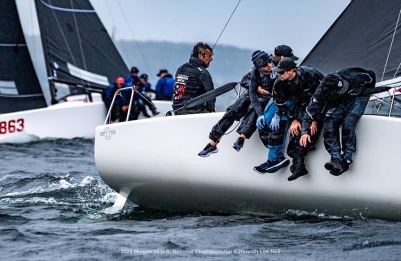 2023 U.S. Melges 24 Nationals, Day 1 photo copyright Hannah Lee Noll / 2023 U.S. Melges 24 Nationals taken at Lake Geneva Yacht Club and featuring the Melges 24 class