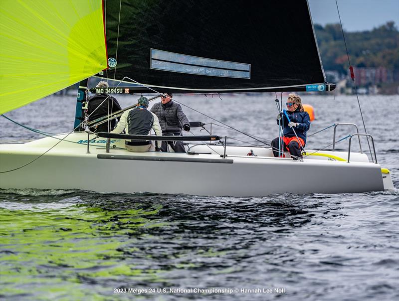 2023 Melges 24 U.S. National Championship - Mike Dow, Flying Toaster photo copyright Hannah Lee Noll taken at Lake Geneva Yacht Club and featuring the Melges 24 class