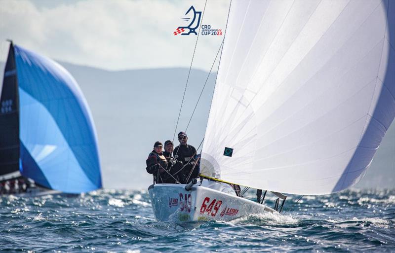 Mataran 24 steered by Ante Botica, completed the overall podium of the Split Melges 24 Cup and is the highest ranked Croatian boat in the Melges 24 European Sailing Series ranking now -  Melges 24 European Sailing Series 2023, CRO Melges 24 Cup 2023 - photo © regate.com.hr