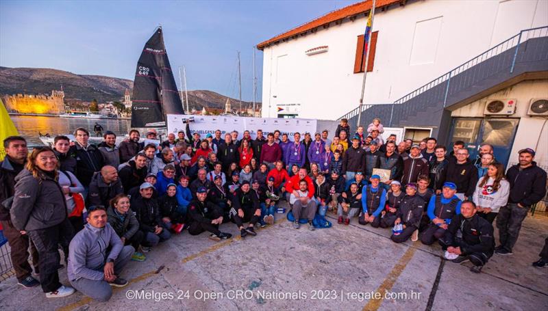 The sailors of the Melges 24 Open Croatian Championship 2023, Trogir November 2023 - photo © regate.com.hr