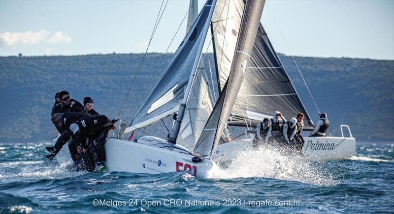 Forever G (ITA) steered by Andrea Totis, Corinthian winner of the Melges 24 Open Corinthian Championship - Trogir, November 2023 - photo © regate.com.hr