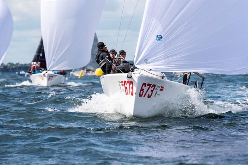 Peter Karrie's Nefeli (GER) - seventh in the overall ranking of the Melges 24 European Sailing Series 2023 - Melges 24 World Championship 2023, Middelfart, Denmark, June 2023 photo copyright Mick Anderson taken at  and featuring the Melges 24 class