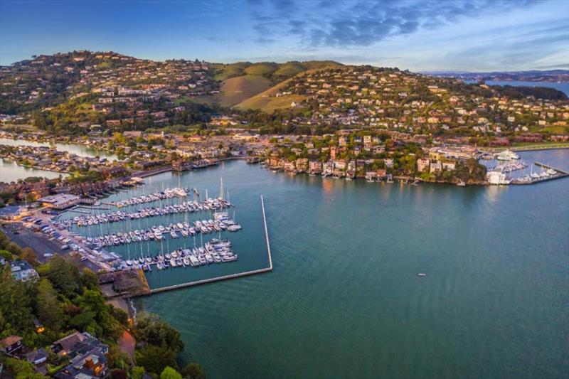 The San Francisco Yacht Club - aerial view photo copyright San Francisco Yacht Club taken at San Francisco Yacht Club and featuring the Melges 24 class