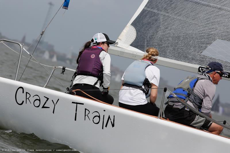 The Crokes love the larger one design Melges 24 platform and racing Charleston Race Week against a larger fleet photo copyright Joy Dunigan / U.S. Melges 24 Class Association taken at  and featuring the Melges 24 class