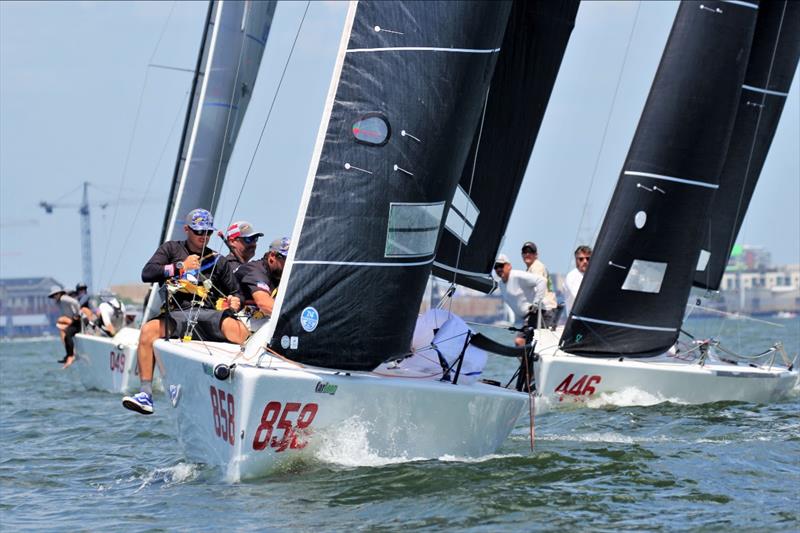 The Melges 24 Class is back in action at Charleston Race Week 2024, bringing top-tier sailing talent to Patriots Point for its fourth North American Sailing Series event photo copyright Priscilla Parker / CRW 2023 taken at Charleston Yacht Club and featuring the Melges 24 class