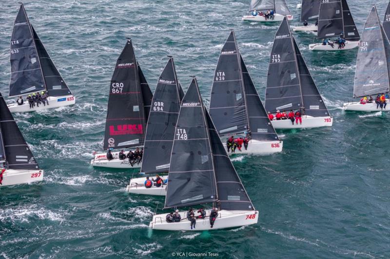 Melges 24 fleet - Melges 24 European Sailing Series 2024 in Trieste, Italy photo copyright YCA / ITA M24 Class / Giovanni Tesei taken at Yacht Club Adriaco and featuring the Melges 24 class