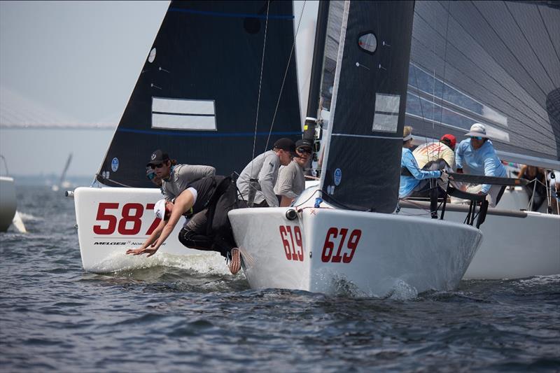 Melges 24 first time owner Anthony Kotoun won the division on Stepping Razor - Charleston Race Week at Patriots Point - photo © Priscilla Parker/CRW 2024