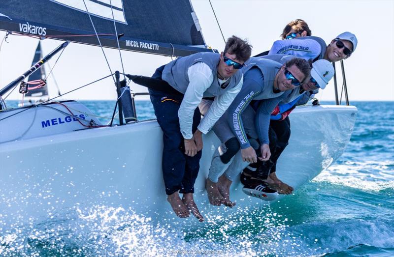 Strambapapa (ITA689) of Michele Paoletti, in this season steered by Leonardo Centuori - Melges 24 European Sailing Series 2024 - Portoroz, Slovenia - 2024 Marina Portoroz Melges 24 Regatta - photo © IM24CA / Zerogradinord