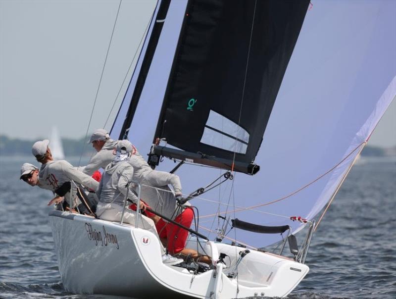 A Real Beauty. Sandy Askew races a brand new Melges 24, hull no. 869 — Flying Jenny. Boats are available from Melges Performance Sailboats. Get yours today! - photo © Joy Dunigan / US Melges 24 Class Association