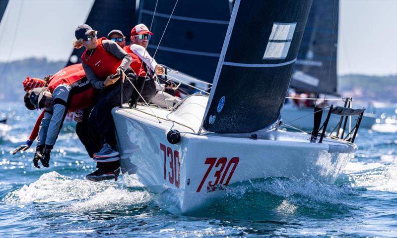Vertigo of Antonio Masoli - Melges 24 European Sailing Series 2024 - Portoroz, Slovenia photo copyright Zerogradinord taken at Fraglia Vela Riva and featuring the Melges 24 class