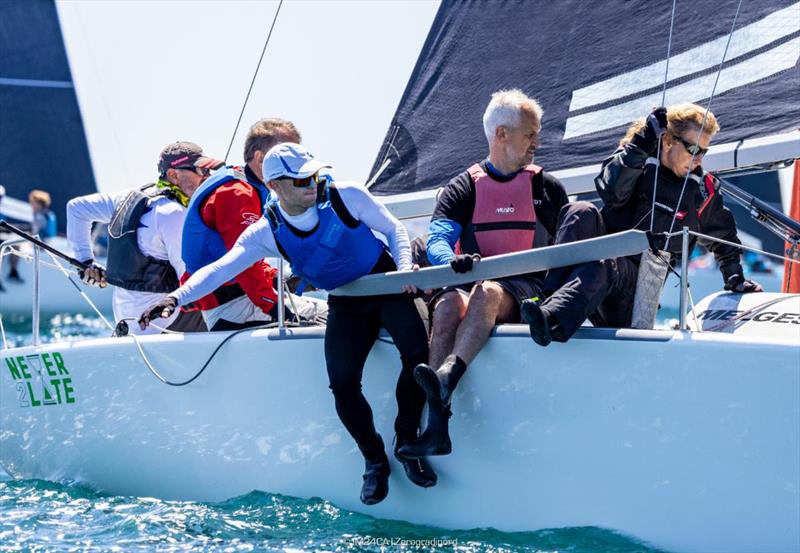 Never 2 Late (ITA) of Enrico Michel - Melges 24 European Sailing Series 2024 - Portoroz, Slovenia photo copyright Zerogradinord taken at Fraglia Vela Riva and featuring the Melges 24 class