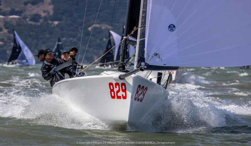 Sail Raza Peter Duncan's RAZA MIXTA USA829 - 2024 Diversified Melges 24 Worlds ...