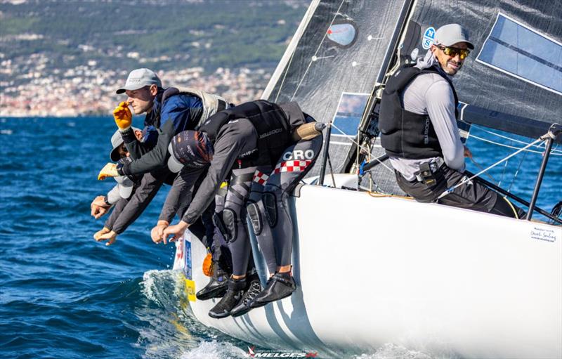 Ivan Kljakovic Gaspic' Universitas Nova CRO760 - Melges 24 European Championship 2024 photo copyright JK Split | IM24CA | Zerogradinord taken at Sailing Club Split and featuring the Melges 24 class