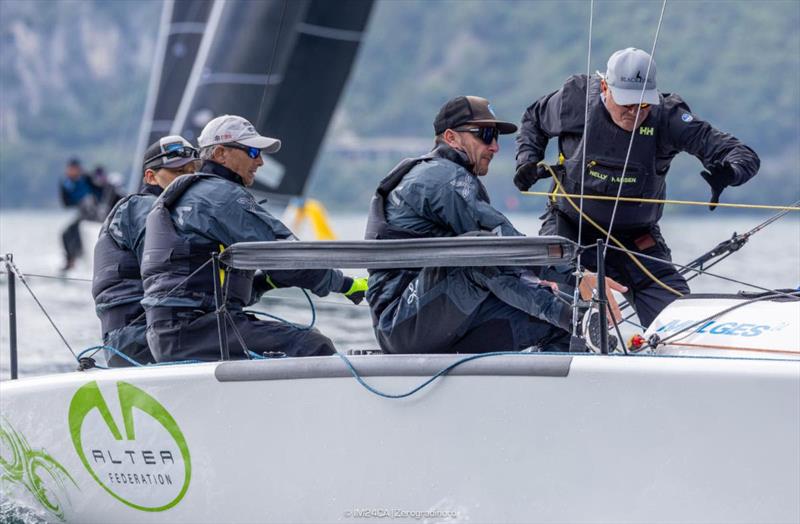 Andrea Racchelli's team Altea ITA722 - 2025 Melges 24 European Sailing Series / Italian Open Championship - Fraglia Vela Riva, Riva del Garda, ITA photo copyright IM24CA | Zerogradinord taken at Fraglia Vela Riva and featuring the Melges 24 class