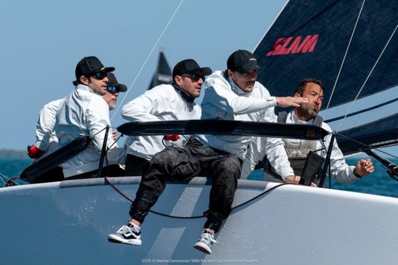 Peter-David Karrie steering Nefeli Sailing came on strong early in the season, winning two of three Bacardi Winter Series events - photo © Marina Semenova / Bacardi Cup Invitational Regatta