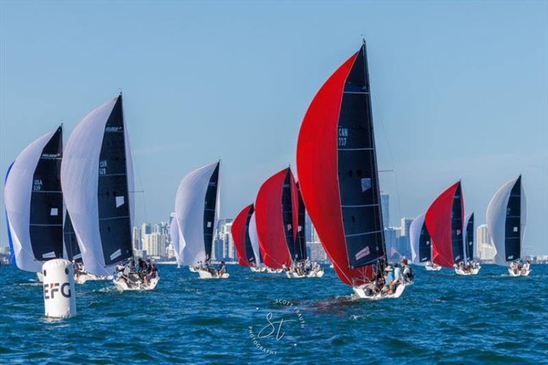 Halfway in, the heat is on—the 2025 Melges 24 racing season in North American is just getting warmed up photo copyright Scott Trauth Photography taken at  and featuring the Melges 24 class