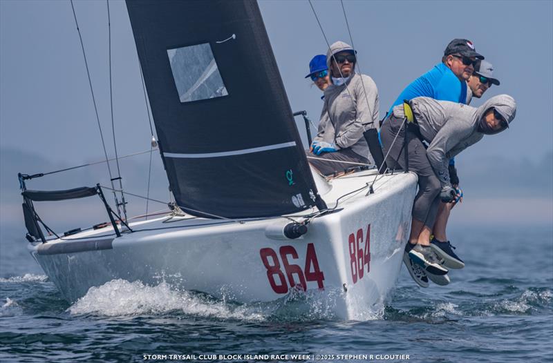 31st Block Island Race Week Day 1 photo copyright Stephen R Cloutier taken at Storm Trysail Club and featuring the Melges 24 class