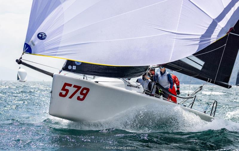 Special recognition goes to the youth team Fly YCA (ITA579), skippered by Kim Magniani from YC Adriaco. As the only team to have competed in 4 events, they sit just outside the top 10 of the Melges 24 European Sailing Series' ranking in 11th position - photo © IM24CA | Zerogradinord