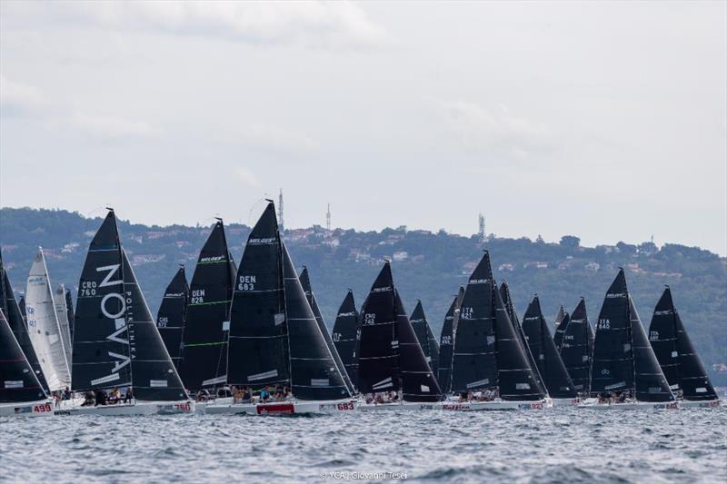 The Melges 24s racing the practice race - Melges 24 World Championship 2025, Trieste, Italy  - photo © YCA | Giovanni Tesei