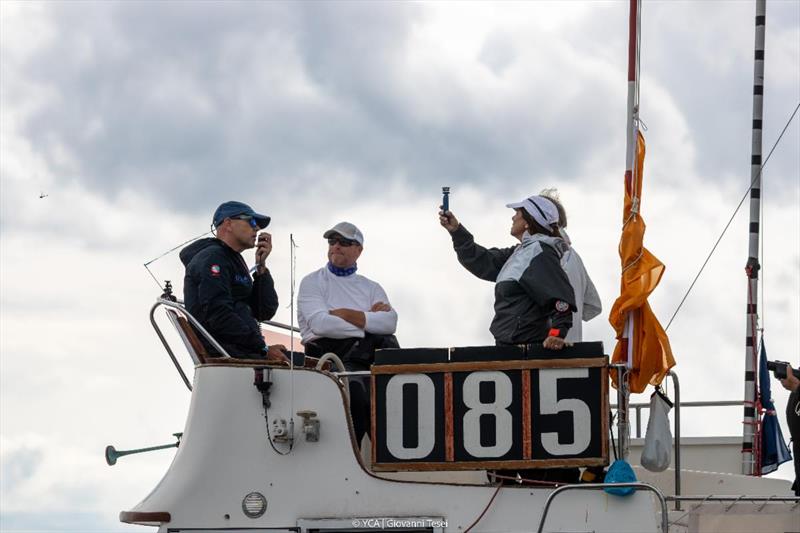 Race Committee led by Giancarlo Crevatin and David Bartol - Melges 24 World Championship 2025 day 1 photo copyright Yacht Club Adriaco / Giovanni Tesei taken at Yacht Club Adriaco and featuring the Melges 24 class