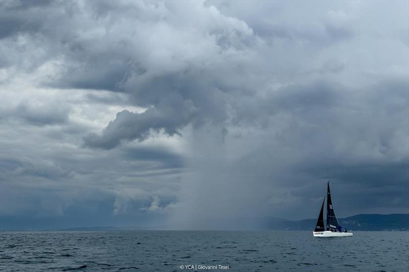 Melges 24 World Championship 2025 day 1 photo copyright Yacht Club Adriaco / Giovanni Tesei taken at Yacht Club Adriaco and featuring the Melges 24 class