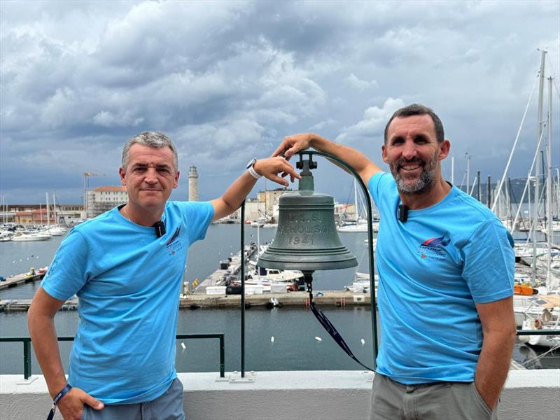 Mauro Melandri and Andrea Falcon are doing commentary on the Live Stream from Trieste - Melges 24 World Championship 2025 day 1 photo copyright IM24CA taken at Yacht Club Adriaco and featuring the Melges 24 class