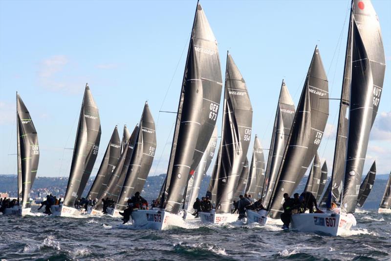 Race Day Two - Melges 24 World Championship 2025, Trieste, Italy photo copyright Andrea Carloni taken at Yacht Club Adriaco and featuring the Melges 24 class