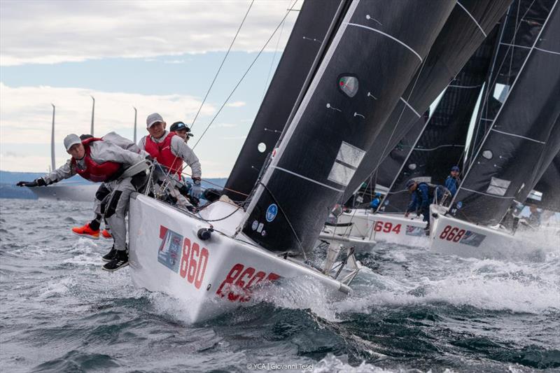 Vladimir Prosikhin's NIKA MON860 - Race Day Two - Melges 24 World Championship 2025, Trieste, Italy photo copyright YCA | Giovanni Tesei taken at Yacht Club Adriaco and featuring the Melges 24 class
