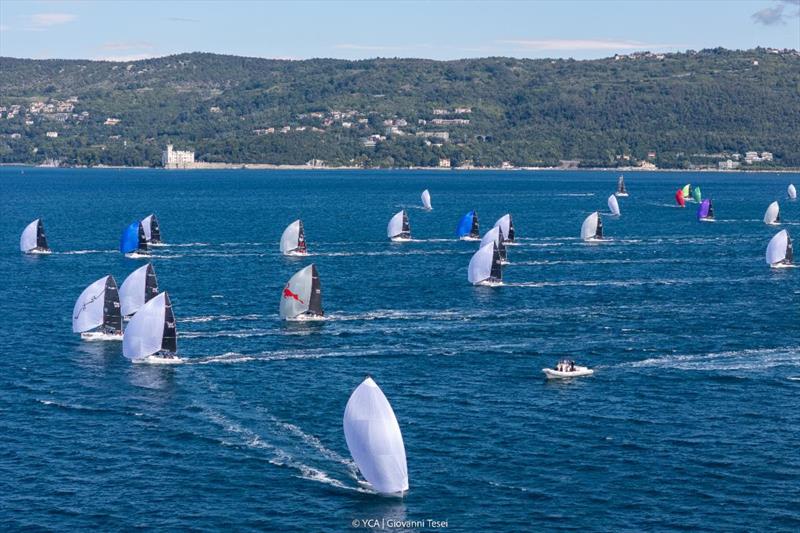 Race Day Five - Melges 24 World Championship 2025, Trieste, Italy photo copyright YCA / Giovanni Tesei taken at Yacht Club Adriaco and featuring the Melges 24 class