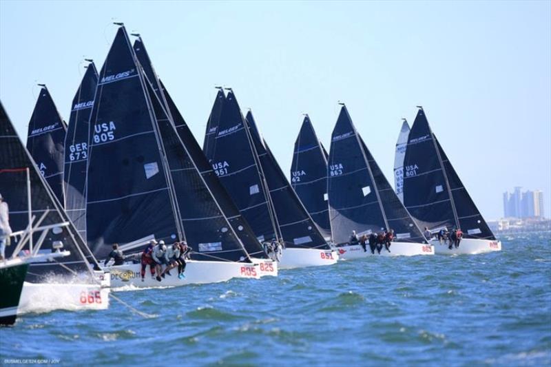 Forty teams are currently registered to compete at the 2025 U.S. National Championship happening this weekend, November 14-16 hosted by the Pensacola Yacht Club photo copyright Joy Dunigan / US Melges 24 Class Association taken at Pensacola Yacht Club and featuring the Melges 24 class
