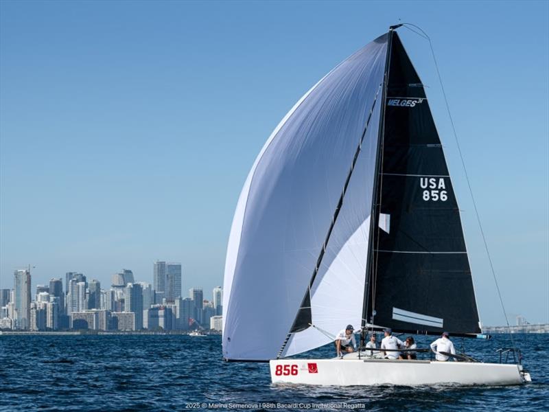 SENTINEL (USA856) by Geoff Fargo photo copyright Marina Semenova /  Bacardi Cup Invitational Regatta 2025 taken at  and featuring the Melges 24 class