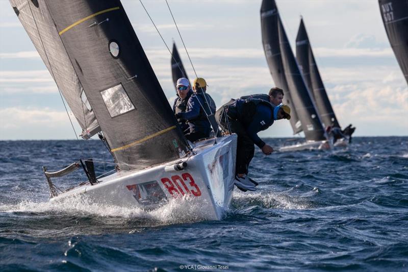 PANJIC CRO803 by Luka Šangulin - Melges 24 World Championship 2025 Trieste, Italy photo copyright YCA | Giovanni Tesei taken at  and featuring the Melges 24 class