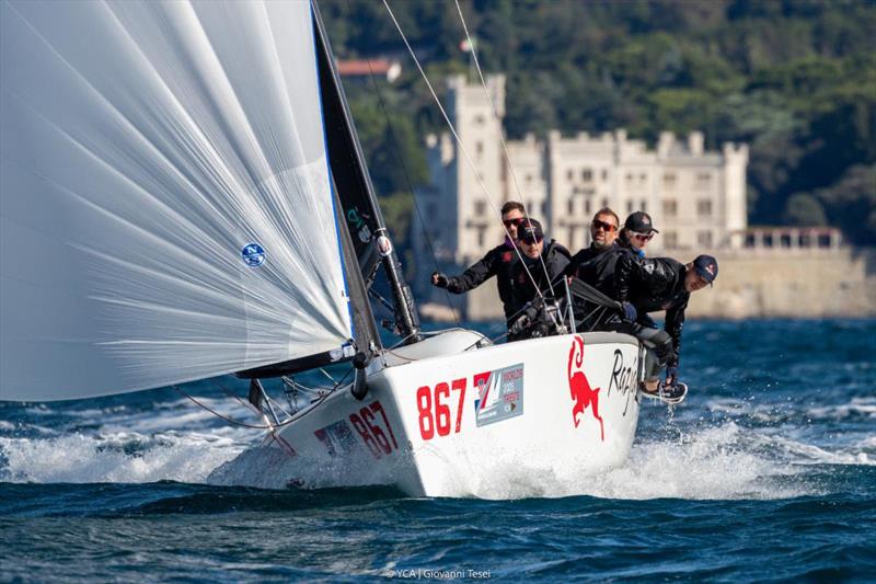 RAZJAREN CRO867 by Lukasz Podniesinski, helm Ante Cesic - Melges 24 World Championship 2025 Trieste, Italy photo copyright YCA | Giovanni Tesei taken at  and featuring the Melges 24 class