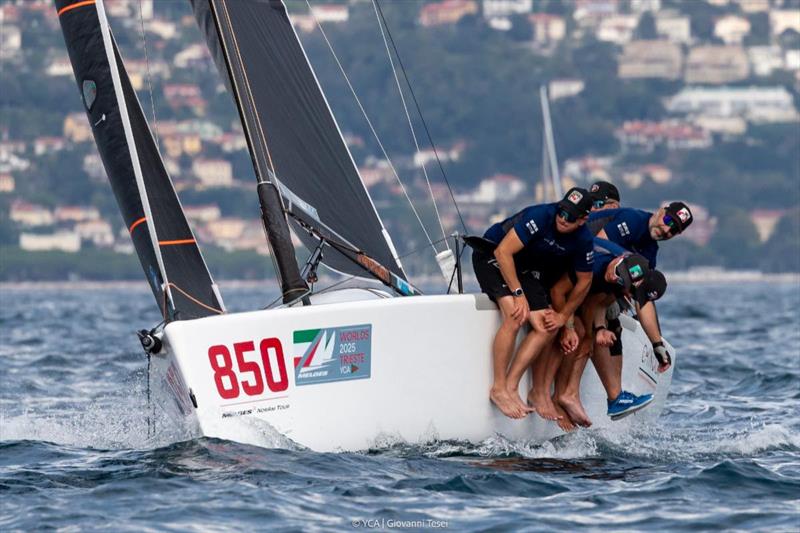 CHINOOK HUN850 by Akos Csolto - Melges 24 World Championship 2025 Trieste, Italy photo copyright YCA | Giovanni Tesei taken at  and featuring the Melges 24 class