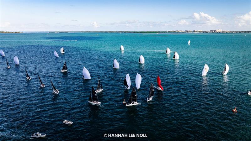 Melges 24 North American Championship 2025, Bacardi Winter Series 2026 Event No 1 - Miami, FL, USA photo copyright Hannah Lee Noll taken at  and featuring the Melges 24 class