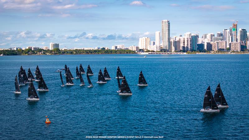 2026 Bacardi Winter Series photo copyright Hannah Lee Noll taken at Shake-A-Leg Miami and featuring the Melges 24 class