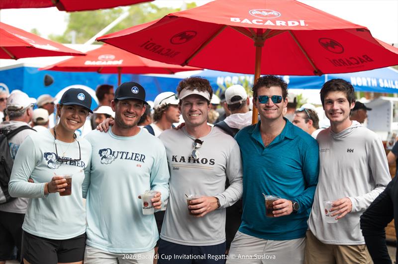 Melges 24 sailors enjoying Bacardi under Tuuci shade at the Bacardi Invitational Regatta - photo © Anna Suslova