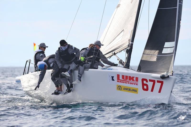 WHITE ROOM GER677 with Luis Tarabochia at the helm - Opatija CRO Melges 24 Cup 2026 - Melges 24 European Sailing Series 2026 - photo © Tomislav Krišto