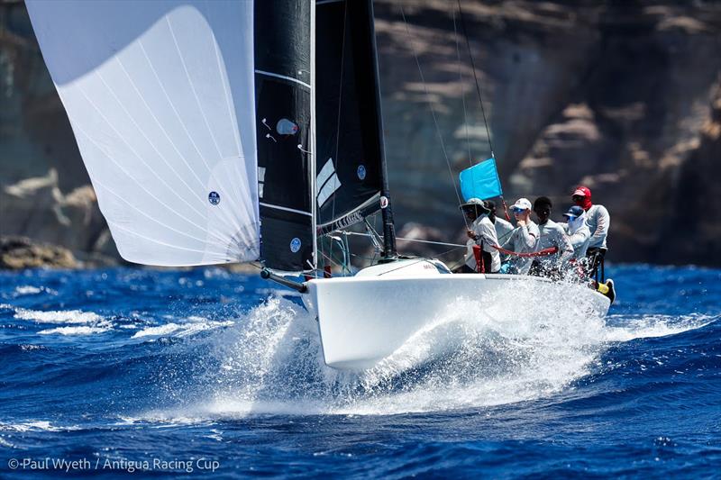 Melges 24 Whiplash leads CSA 4 overall - Antigua Racing Cup 2026 - photo © Paul Wyeth / Antigua Racing Cup