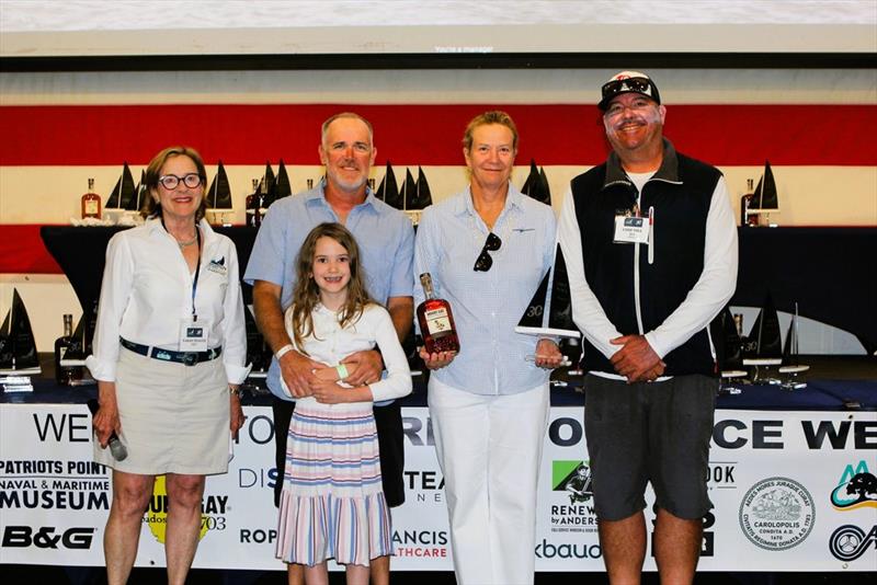 Congratulations to Charleston Race Week 2026 at Patriots Point Melges 24 Champion Laura Grondin at the helm of Dark Energy with crew Lucas Calabrese, Ian Liberty, Tommy Dietrich and Ted Hackney - photo © Priscilla Parker Photography / Charleston Race Week at Patriots Point