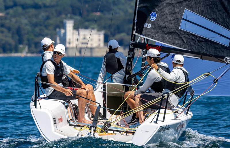 Paolo Brescia's MELGINA ITA854 - Melges 24 European Sailing Series 2026 - Coppa Tito Nordio, Trieste, Italy photo copyright IM24CA | Zerogradinord taken at Yacht Club Adriaco and featuring the Melges 24 class