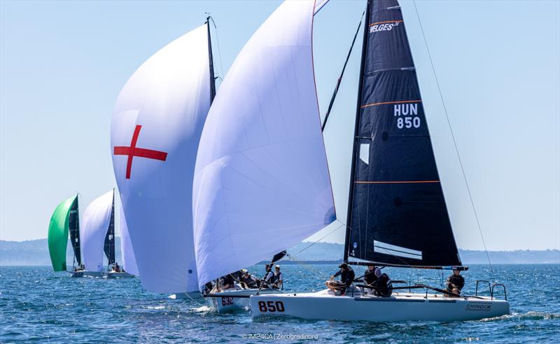 Akos Csolto's CHINOOK HUN850 - Melges 24 European Sailing Series 2026 - Coppa Tito Nordio, Trieste, Italy photo copyright IM24CA | Zerogradinord taken at Yacht Club Adriaco and featuring the Melges 24 class