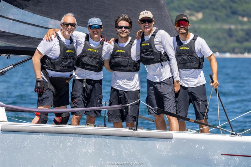 TAKI 4 team, including Niccolo Bertola, Giovanni Bannetta, Marco Zammarchi, Pietro Seghezza and Andrea Trani - Melges 24 European Sailing Series 2026 - Coppa Tito Nordio, Trieste, Italy - photo © IM24CA | Zerogradinord