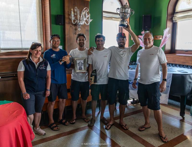 TAKI 4 ITA778 team with the Coppa Tito Nordio - Melges 24 European Sailing Series 2026 - Coppa Tito Nordio, Trieste, Italy - photo © IM24CA | Zerogradinord
