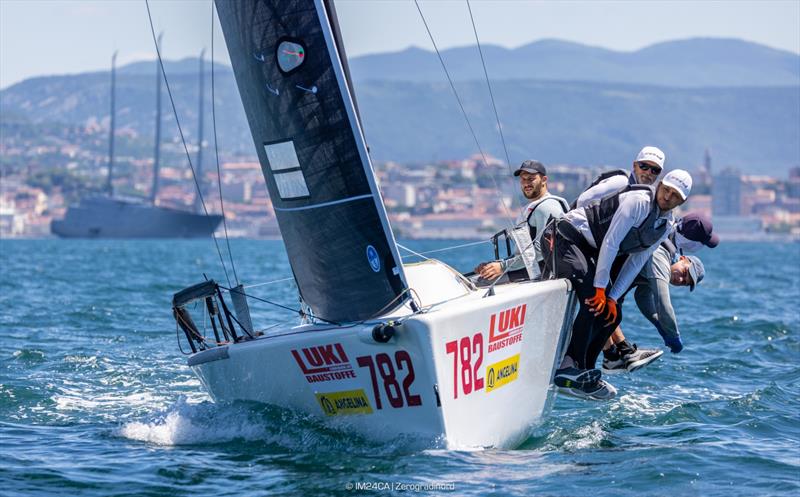 Under 25 team CRO-A-SAIL CRO782, led by Miroslav Reljanovic, with helmsman Roko Stipanovic - Melges 24 European Sailing Series 2026 - Coppa Tito Nordio, Trieste, Italy - photo © IM24CA | Zerogradinord